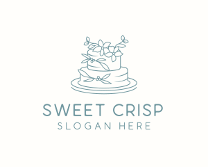 Sweet Cake Dessert logo design