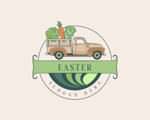 Pickup - Pickup Farm Truck logo design