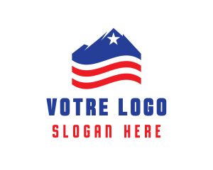 United States - American Patriot Mountain logo design