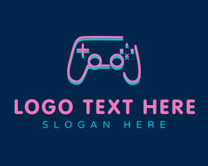 Online Gaming - Colorful Gaming Console logo design