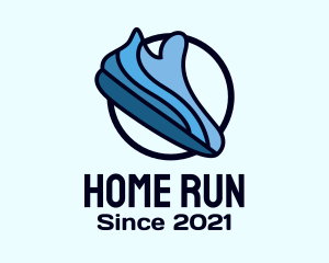 Athletic Running Shoe logo design