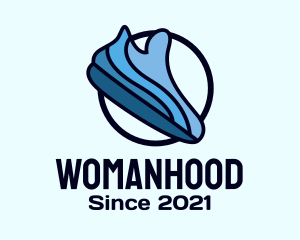 Women Apparel - Athletic Running Shoe logo design