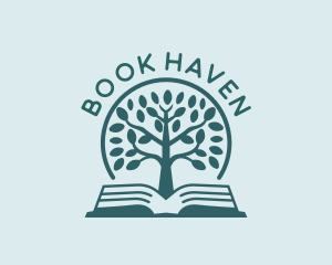 Bookstore - Educational Bookstore Tree logo design