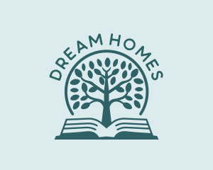 Bookstore - Educational Bookstore Tree logo design