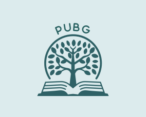 Educational Bookstore Tree logo design