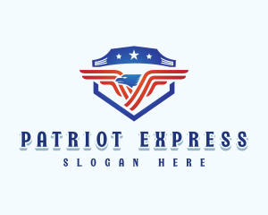 Nationalist - National Eagle Shield logo design