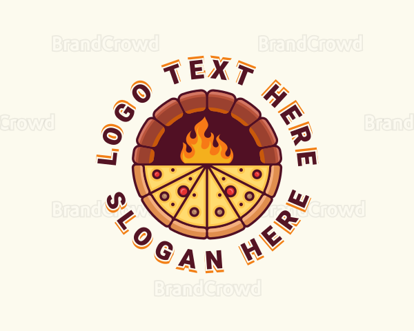 Pizza Oven Restaurant Logo