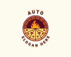 Pizza Oven Restaurant Logo