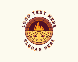 Pizza Oven Restaurant Logo