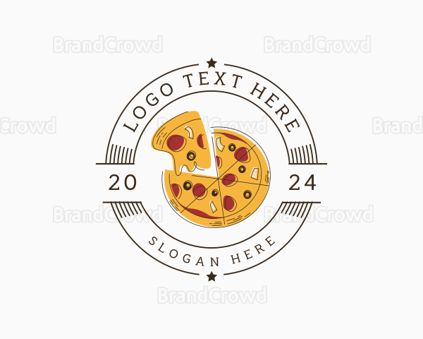 Pizza Restaurant Pizzeria Logo