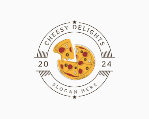 Cheesy - Pizza Restaurant Pizzeria logo design