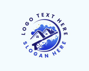 Hydro - Cleaner Pressure Washing Bubbles logo design