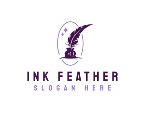 Writing Quill Ink logo design