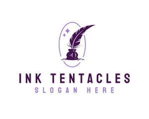 Writing Quill Ink logo design