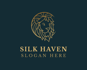 Golden Lion Animal logo design