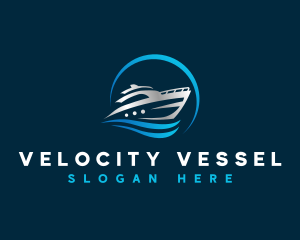 Boat Yacht Wave logo design