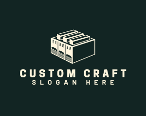 Customs - Distributor Warehouse Storage logo design