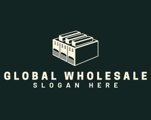 Wholesale - Distributor Warehouse Storage logo design