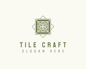 Tile Floor Home Depot logo design