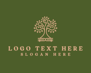 Education - Learning Tree Book logo design