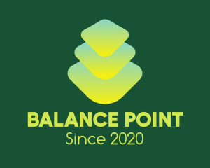 Green Gradient Zen Stones logo design