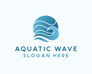 Ocean Sea Wave  logo design