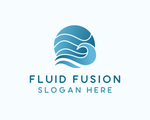 Ocean Sea Wave  logo design