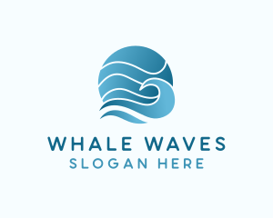 Ocean Sea Wave  logo design