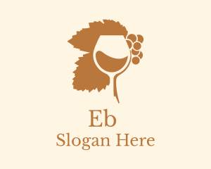 Grape Wine Glass Logo