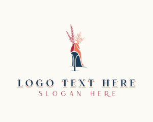 Heels - Luxury Fashion Stilettos logo design