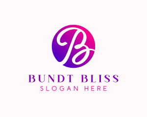 Beauty Cosmetics Letter B logo design