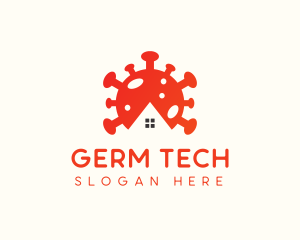 Germ - Virus Germ Home logo design