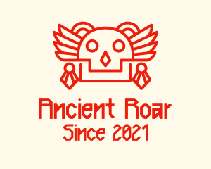 Ancient Mayan Skull logo design