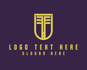 Gold - Premium Business Letter T logo design