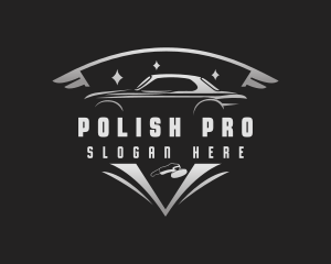 Polish - Car Detailing Polisher logo design