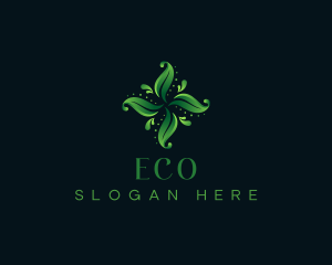  Natural Eco Leaves logo design