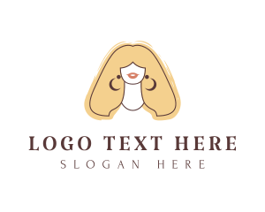 Pastel - Glamorous Woman Jewelry Fashion logo design