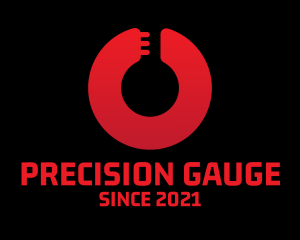 Gauge - Temperature Gauge Tech logo design