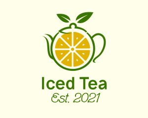 Lemon Herbal Teapot  logo design