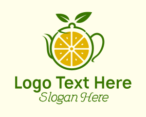 Lemon Herbal Teapot  Logo