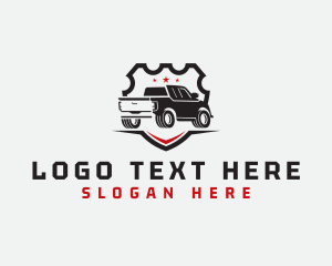 Pickup Truck Badge Logo