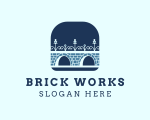 Brick - Construction Brick Bridge logo design