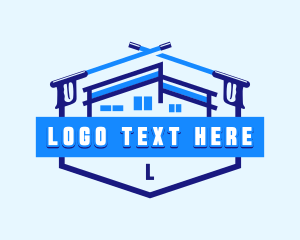 Maintenance - Roof Pressure Wash Maintenance logo design