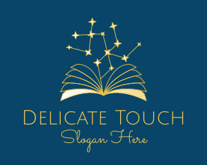 Dainty - Star Constellation Book logo design