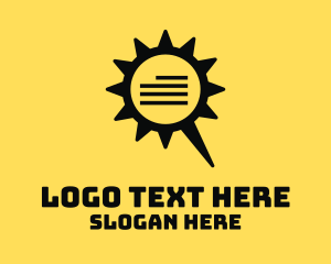 Gear - Cog Chat Bubble logo design