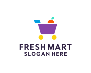 Grocery - Market Grocery Cart logo design