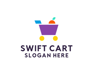 Cart - Market Grocery Cart logo design