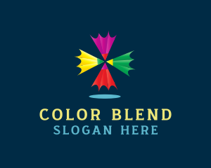Colorful Drawing Pencils logo design