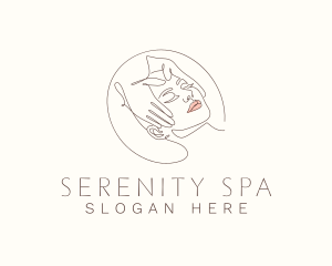 Relax - Beauty Facial Spa logo design