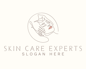 Dermatologist - Beauty Facial Spa logo design